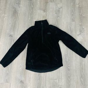 Women’s Quarter Zip Black North Face Pullover Size Medium